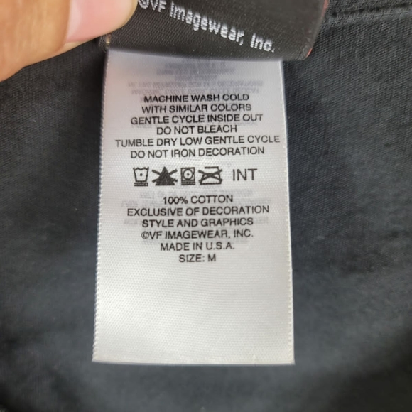 Harley Davidson Motorcycle Woman's short tee Sz M black - Picture 2 of 5